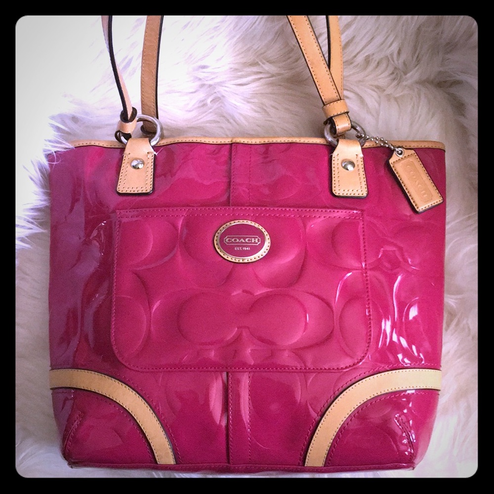 Coach patent leather